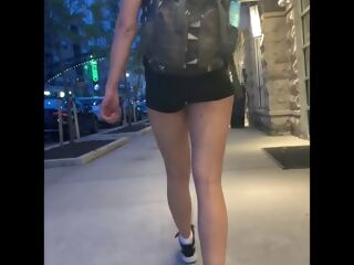 candid bootie spandex latex & jeans compilation