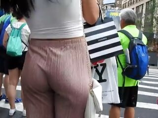 following beautiful butt in sumptuous trousers  voyeur candid arse